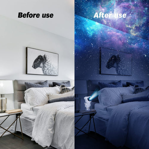 Astronaut Galaxy Projector Night Light 